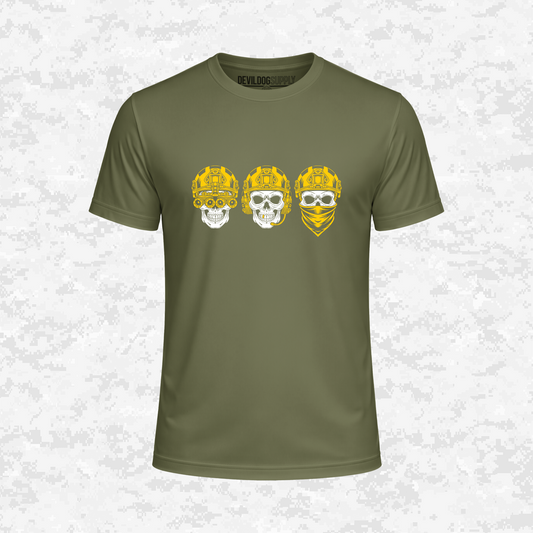 Shadow Discipline: Sight, Sound, Speech | DRIFIT Shirt