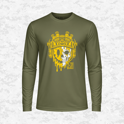 Face Life with a Smile | Tactical Skull | DRIFIT Long sleeve, Hoodie