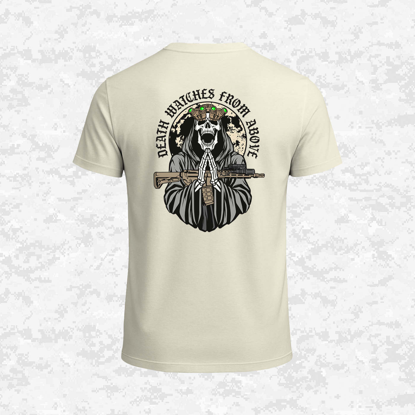 Death Watches From Above | Global Overwatch | T-shirt