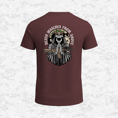 Death Watches From Above | Global Overwatch | T-shirt