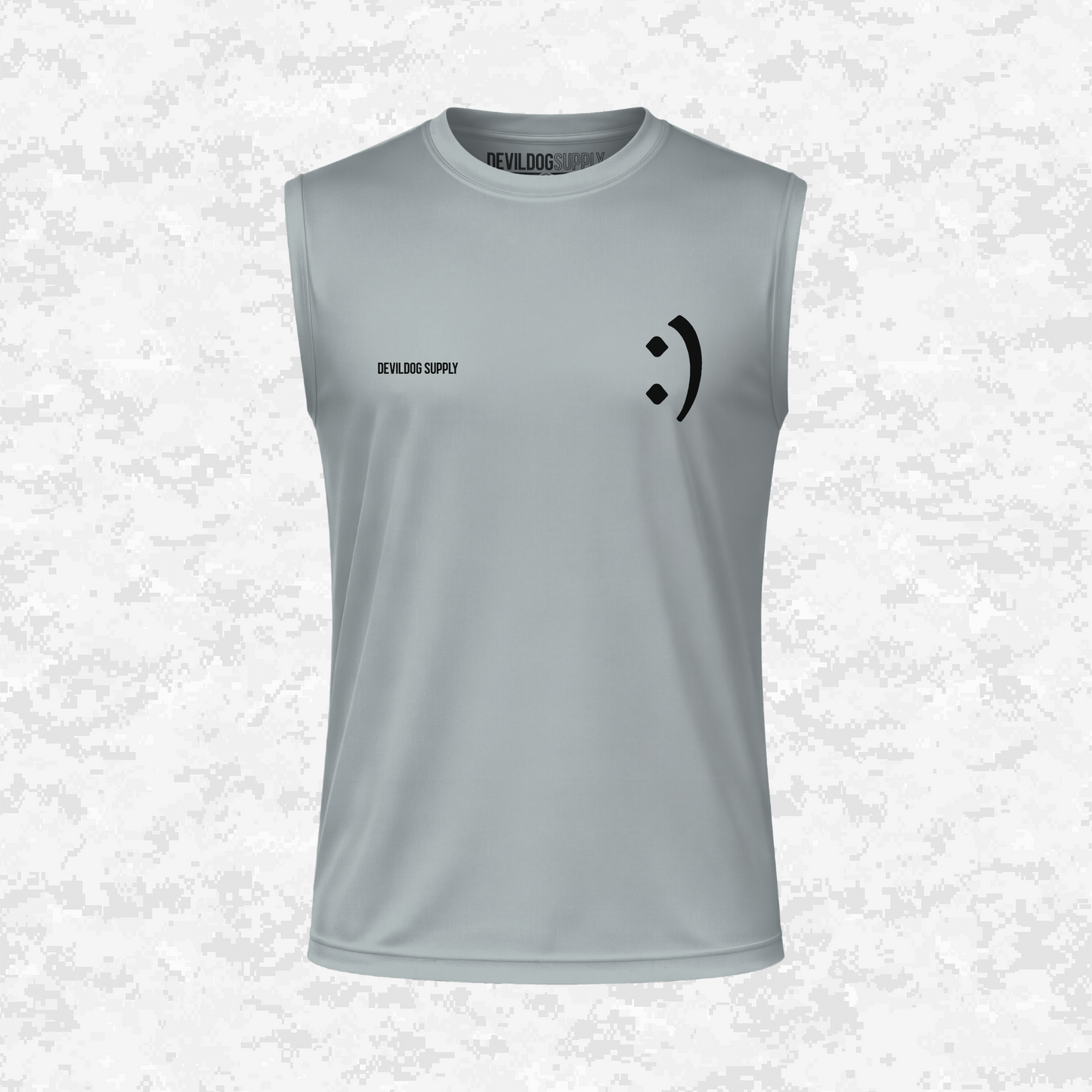 Face Life with a Smile #2 | DRIFIT Sleeveless, Tank, Sleeveless Hoodie