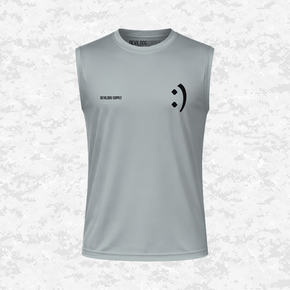 Face Life with a Smile #2 | DRIFIT Sleeveless, Tank, Sleeveless Hoodie
