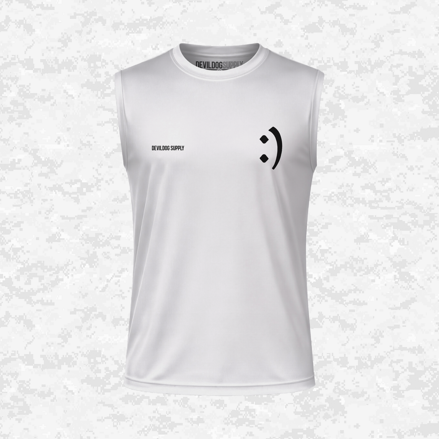 Face Life with a Smile #2 | DRIFIT Sleeveless, Tank, Sleeveless Hoodie