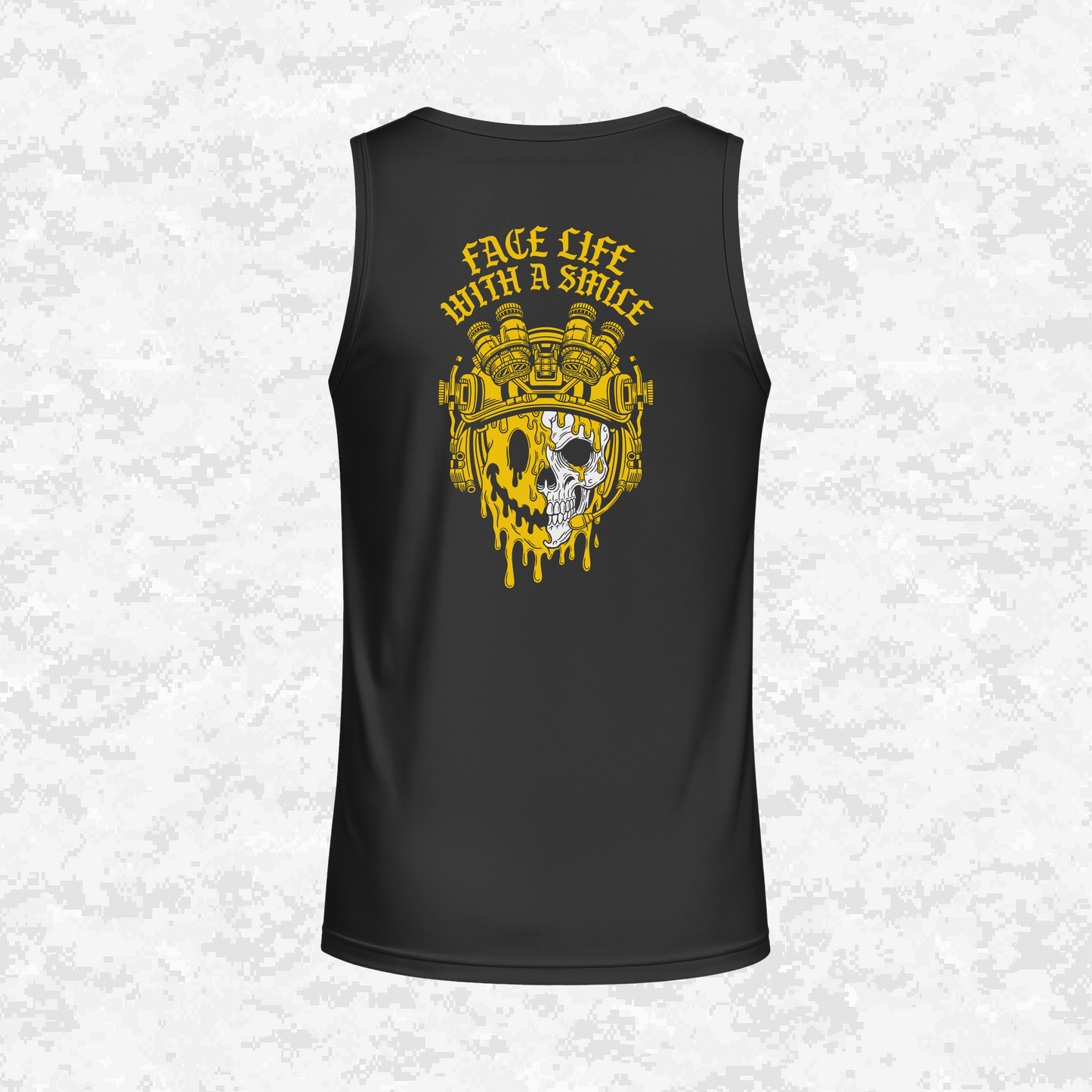 Face Life with a Smile #2 | DRIFIT Sleeveless, Tank, Sleeveless Hoodie