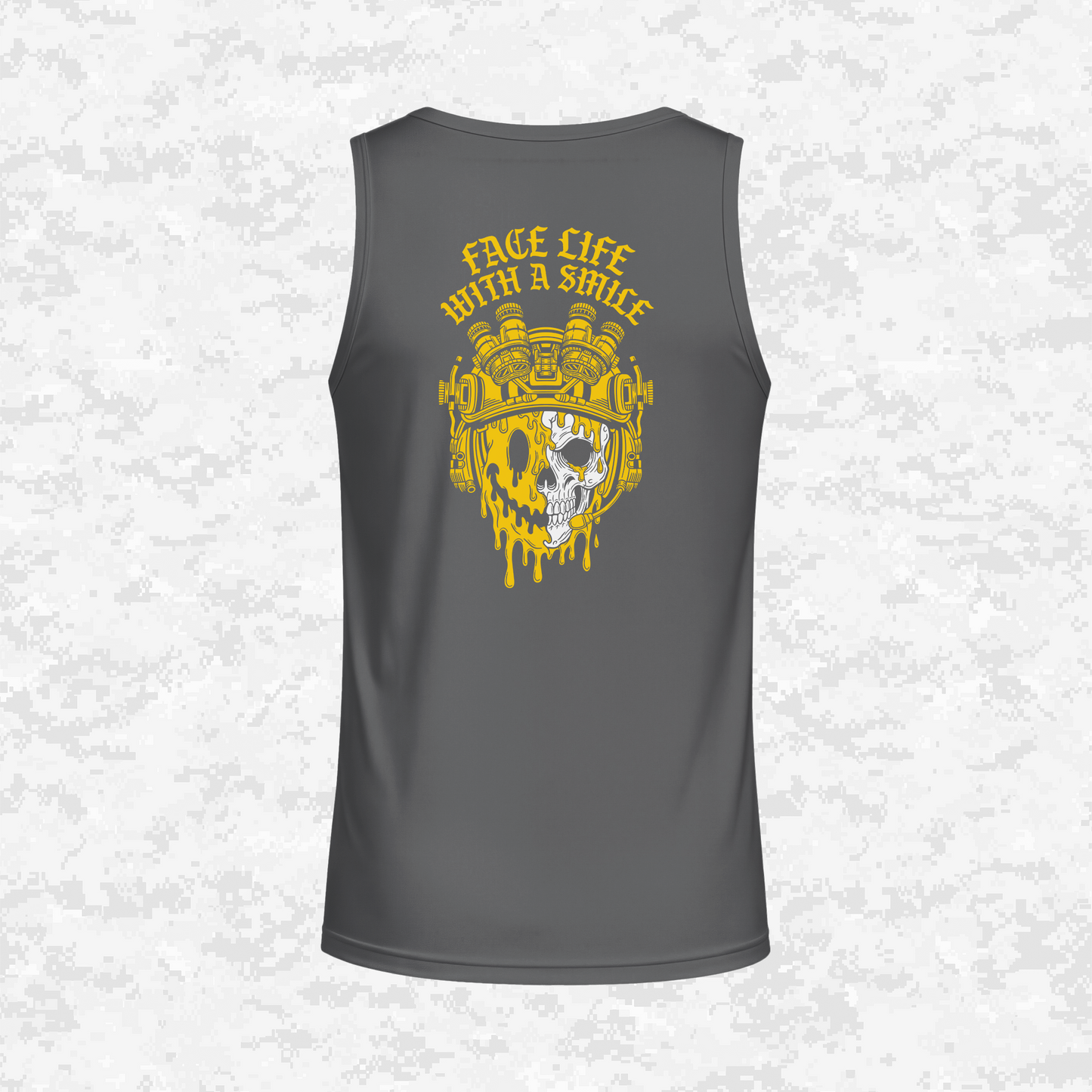 Face Life with a Smile #2 | DRIFIT Sleeveless, Tank, Sleeveless Hoodie