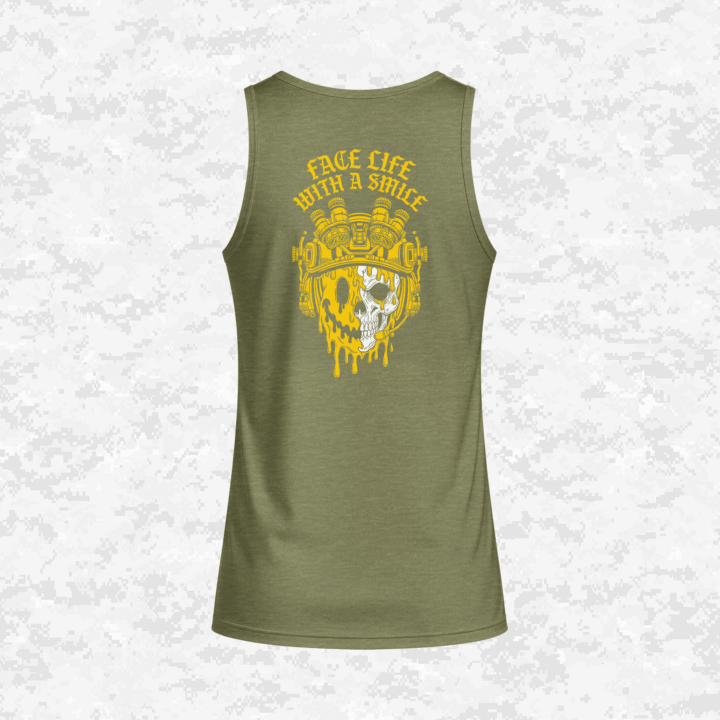 Face Life with a Smile #2 | DRIFIT Sleeveless, Tank, Sleeveless Hoodie