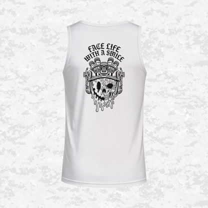 Face Life with a Smile #2 | DRIFIT Sleeveless, Tank, Sleeveless Hoodie