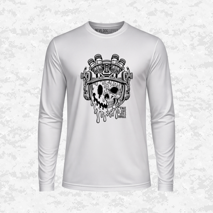 Face Life with a Smile | Tactical Skull | DRIFIT Long sleeve, Hoodie