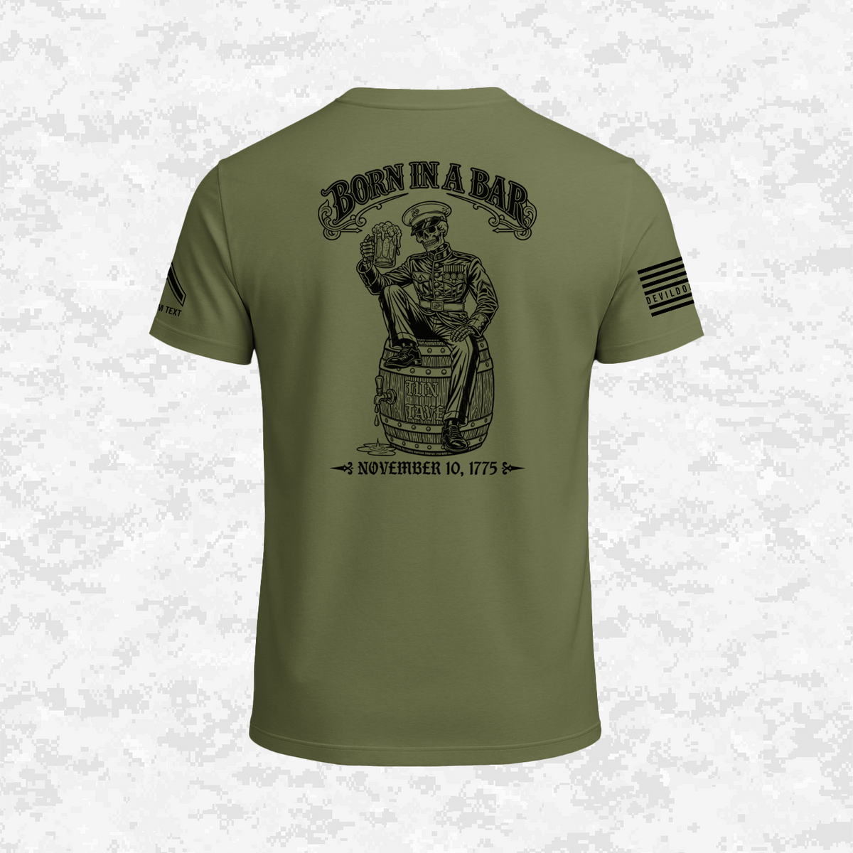 Born in a Bar #2, Customizable Ranks Edition | T-shirt