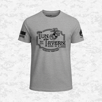 Born in a Bar | Forged to Serve | USMC 251 Years | Customizable Ranks Edition | T-shirt
