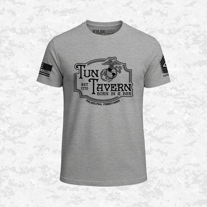 Born in a Bar | Forged to Serve | USMC 251 Years | Customizable Ranks Edition | T-shirt