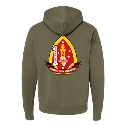 1st Battalion 2nd Marines "Typhoon" Hoodie