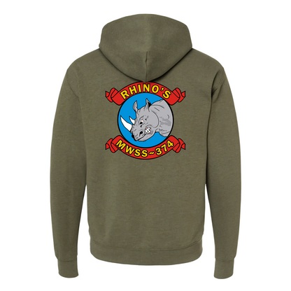 MWSS-374 "RHINO'S", Marine Wing Support Squadron-374, Hoodie