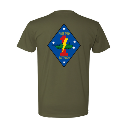 1st Tank Battalion Unit "1st Tanks", USMC T-Shirt