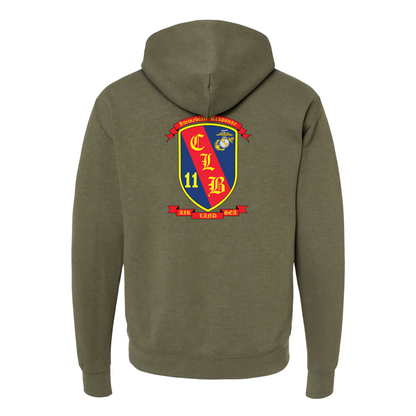 Combat Logistics Battalion 11, "CLB 11", Hoodie