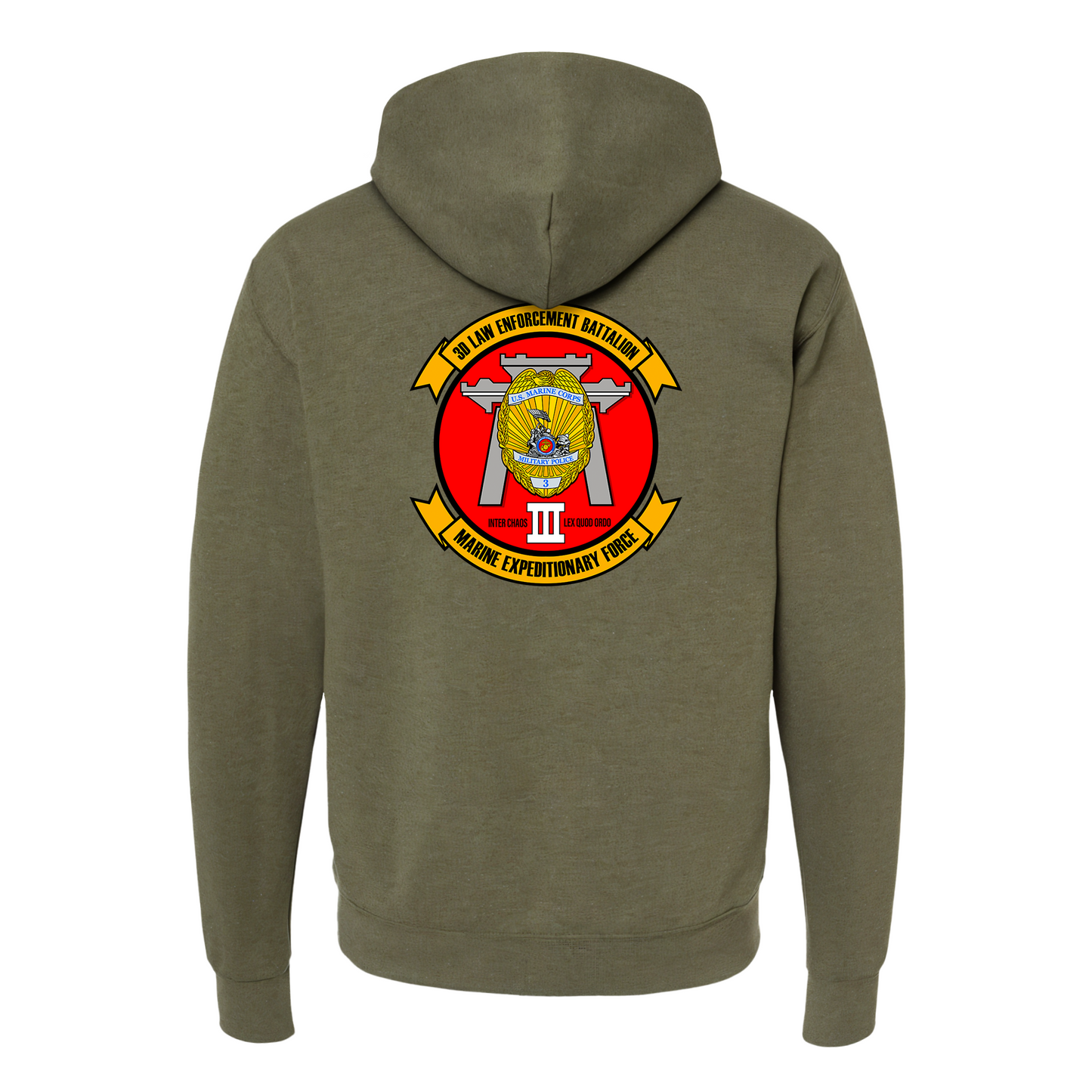 Military Police, USMC 3rd Law Enforcement Battalion, Hoodie
