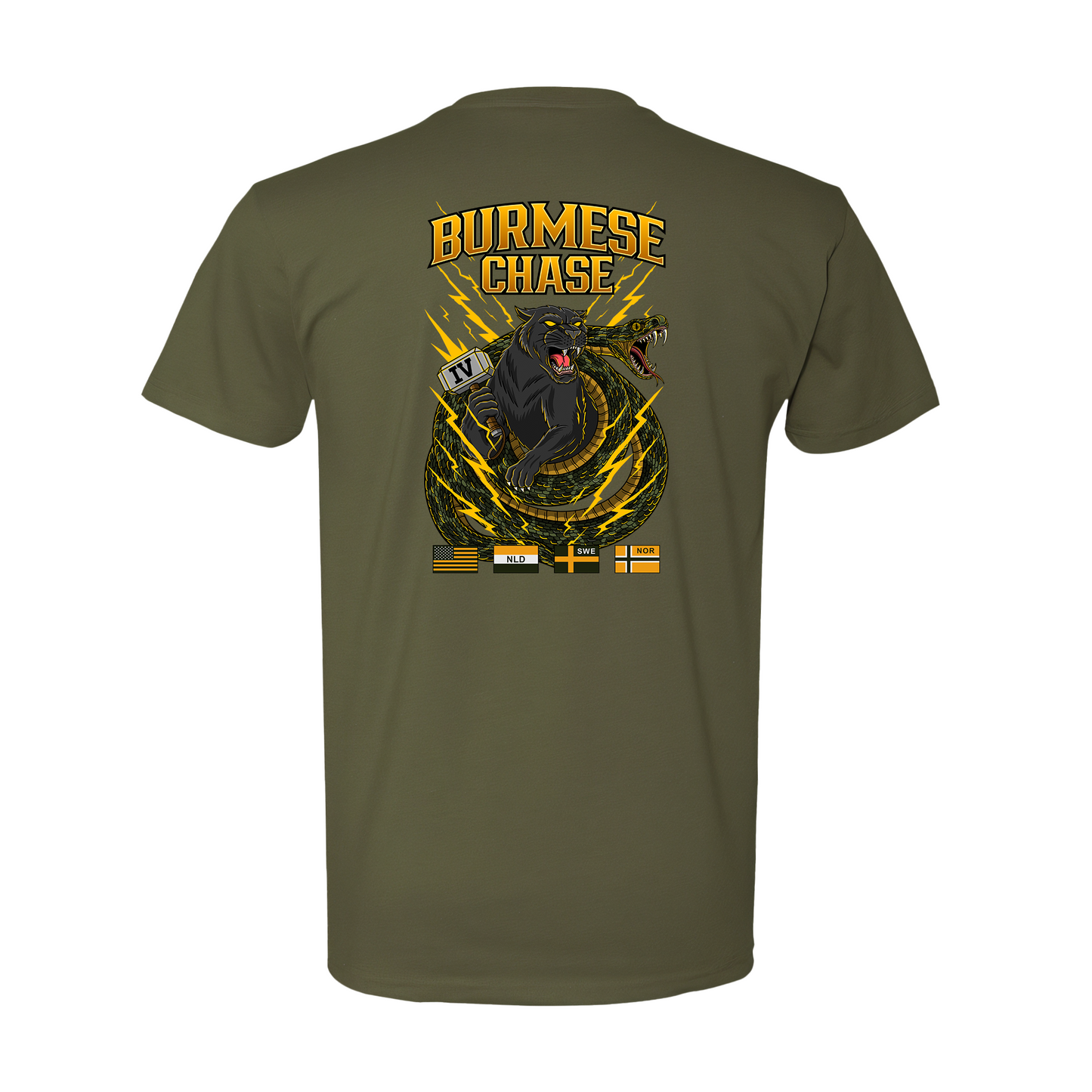 Burmese Chase, Special Edition, 4th ANGLICO, T-shirt
