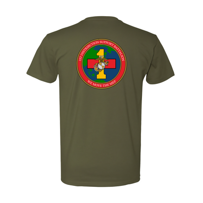 1st Distribution Support Battalion "We Move The MEF", "1st DSB", T-shirt