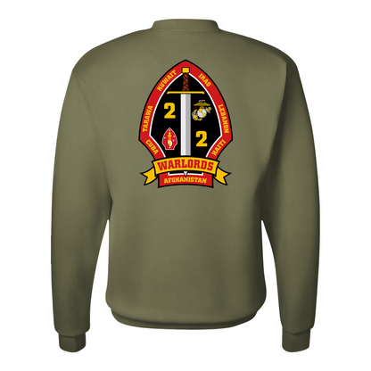 2nd Battalion 2nd Marines Unit "Warlords" Sweatshirt #1