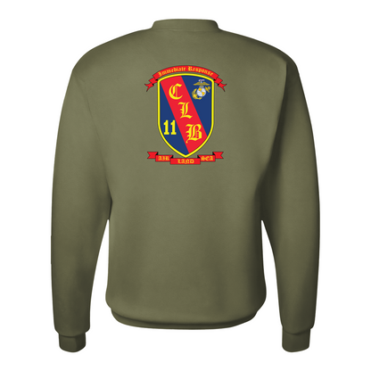 Combat Logistics Battalion 11, "CLB 11", Sweatshirt