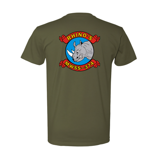 MWSS-374 "RHINO'S" | Squadron-374 | T-Shirt