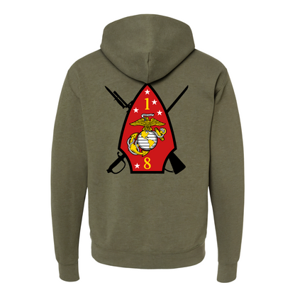 1st Battalion 8th Marines Unit "The Beirut Battalion" Hoodie