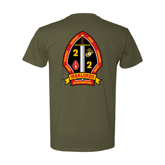2nd Battalion 2nd Marines Unit "Warlords" Shirt #1