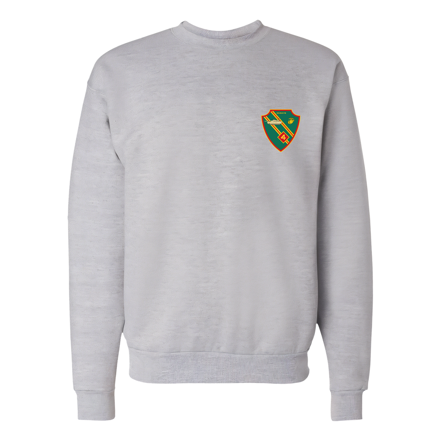 4th Tank Battalion, "53 Days", USMC, United States Marine Corps Sweatshirt