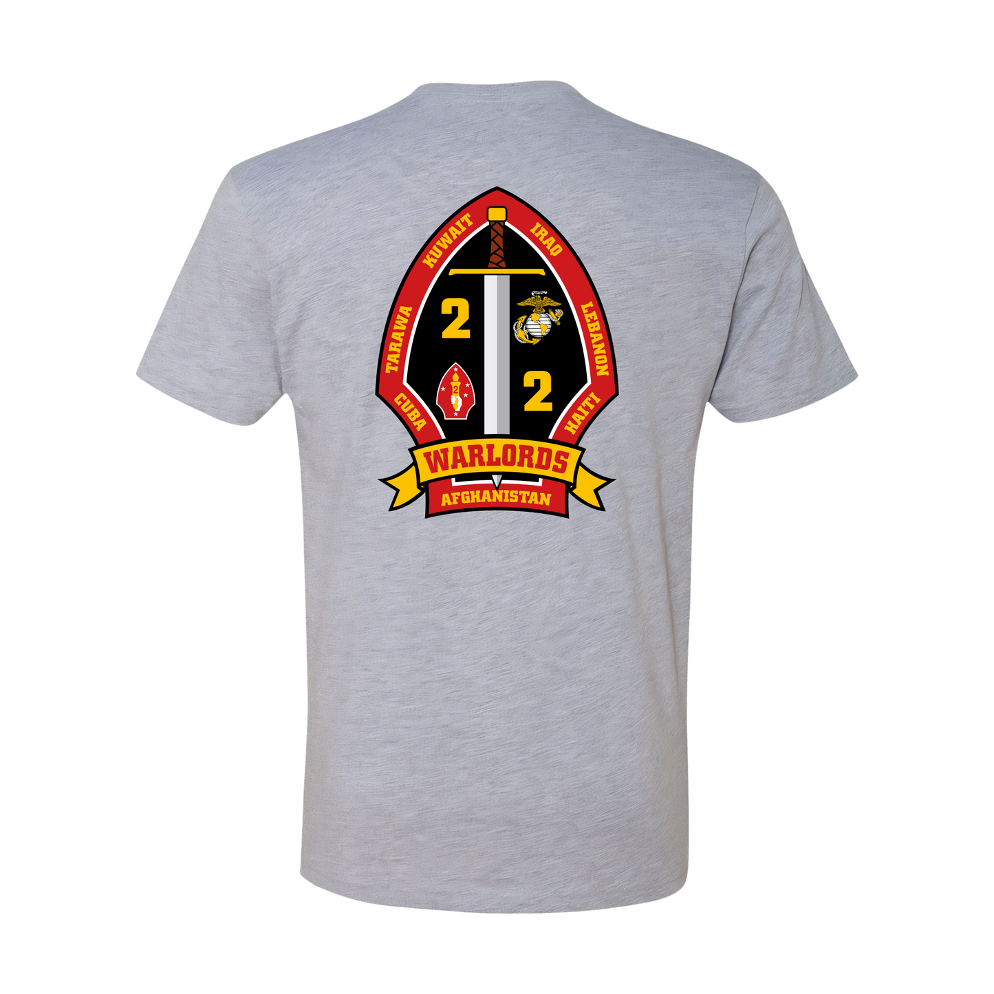 2nd Battalion 2nd Marines Unit "Warlords" Shirt #1