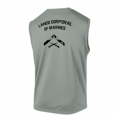 E3 Lance Corporal of Marines DRIFIT Sleeveless, Tank, Sleeveless Hoodie #1