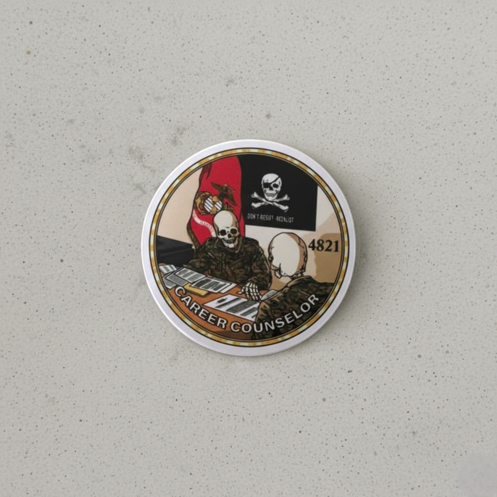 Sticker Pack (Set of 3) | USMC Career Counselor | 2.5" Vinyl Decal