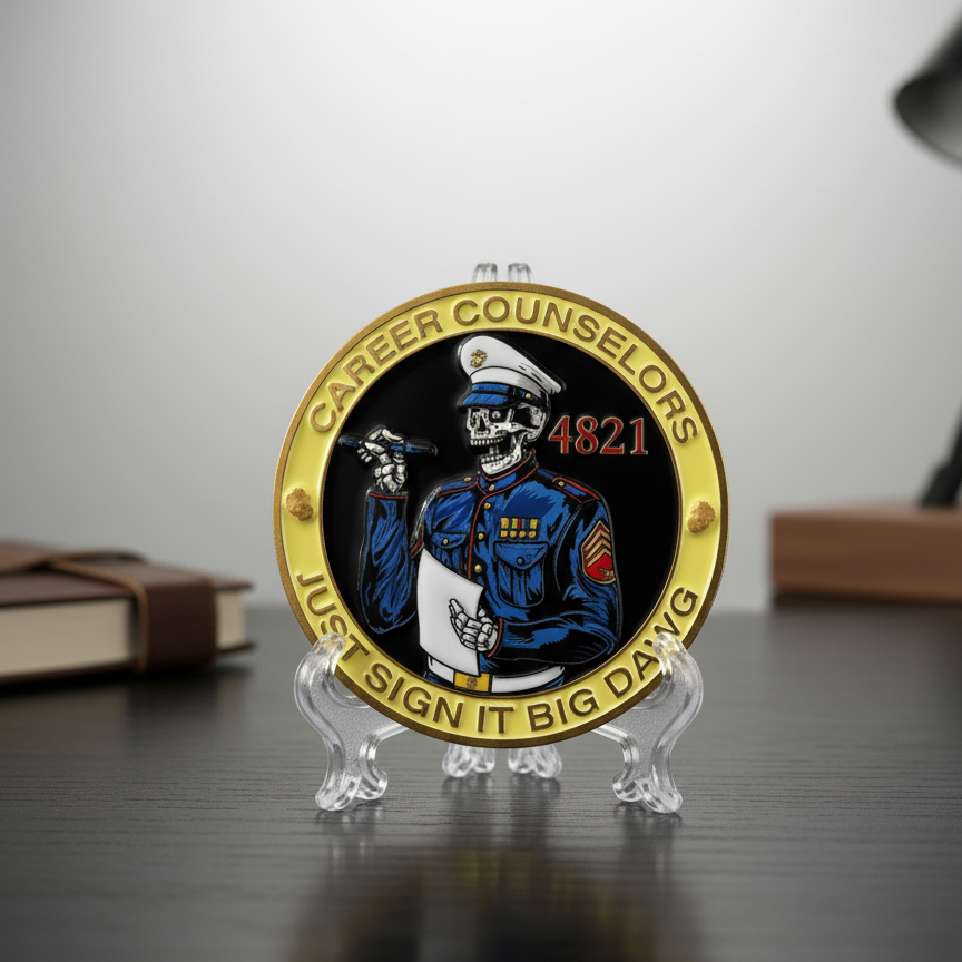 Challenger Coin | Career Counselor | 2-inch