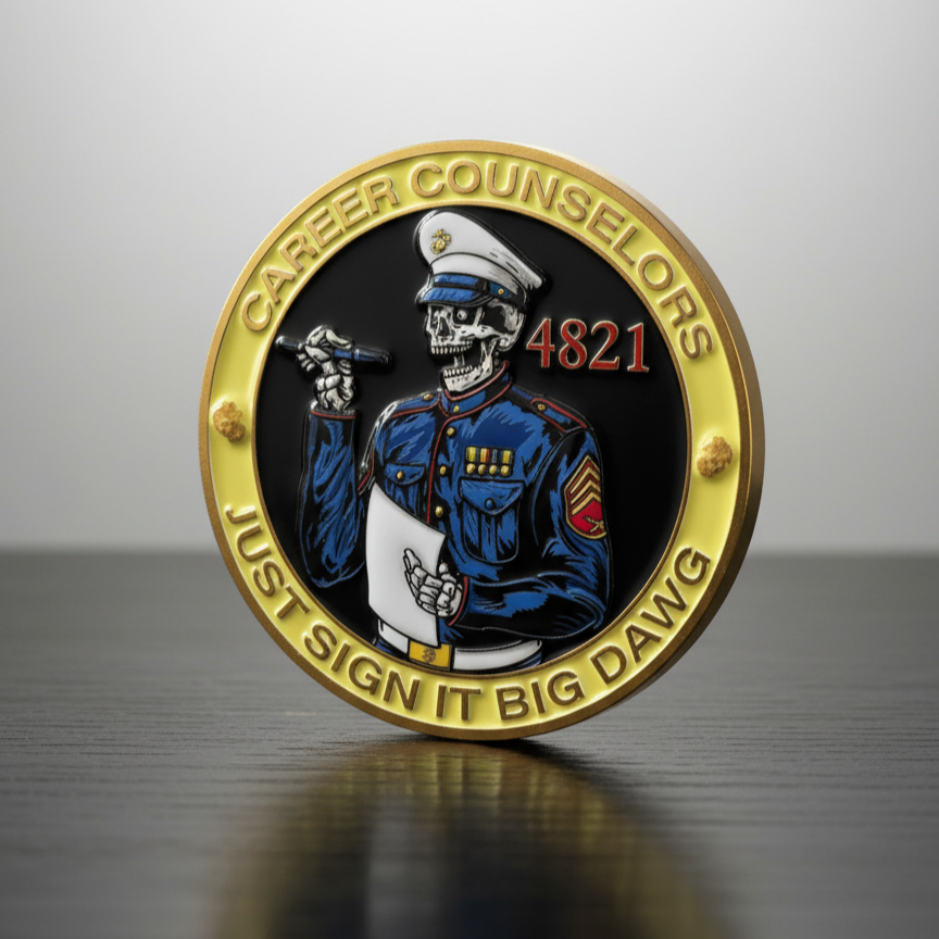 Challenger Coin | Career Counselor | 2-inch