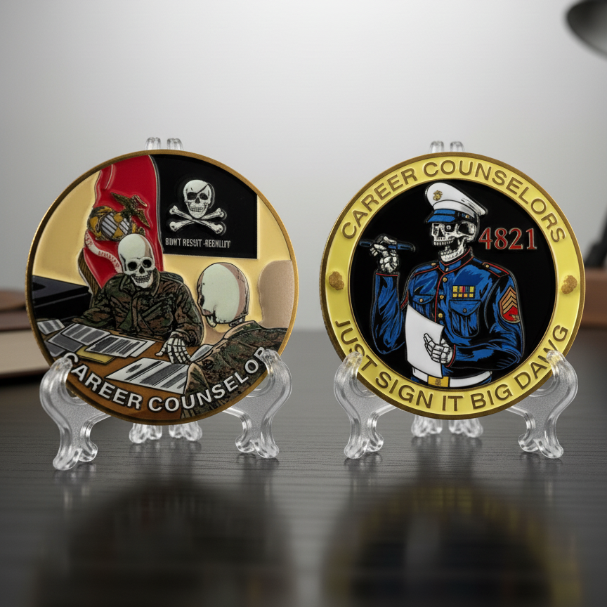 Challenger Coin | Career Counselor | 2-inch