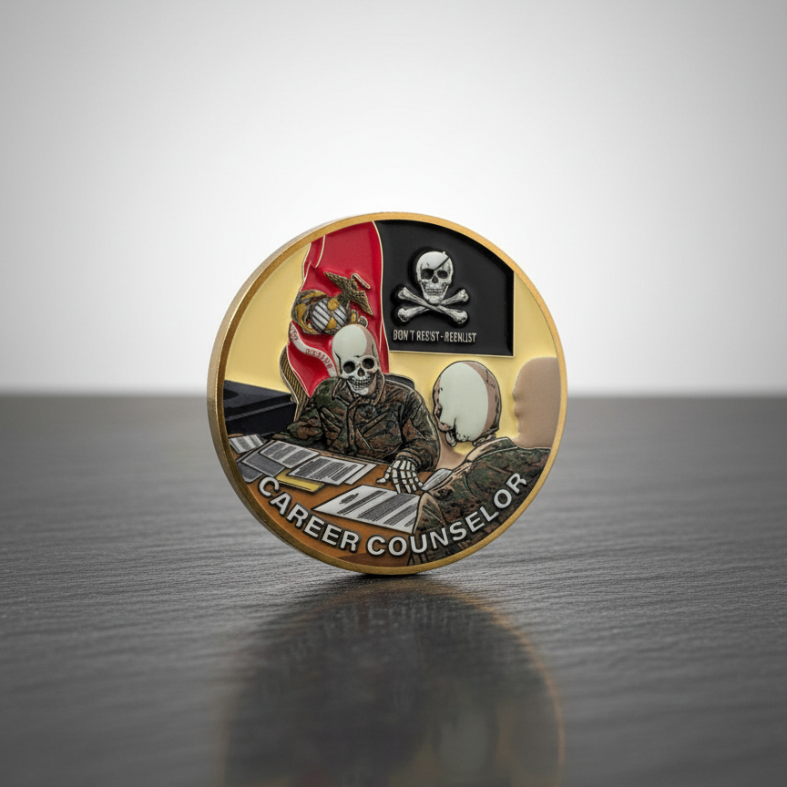 Challenger Coin | Career Counselor | 2-inch