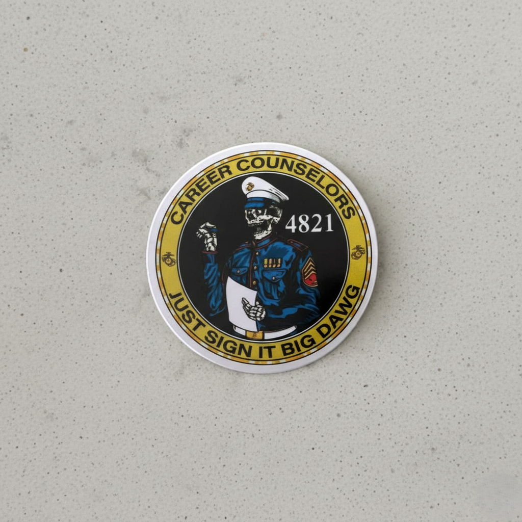 Sticker Pack (Set of 3) | USMC Career Counselor | 2.5" Vinyl Decal