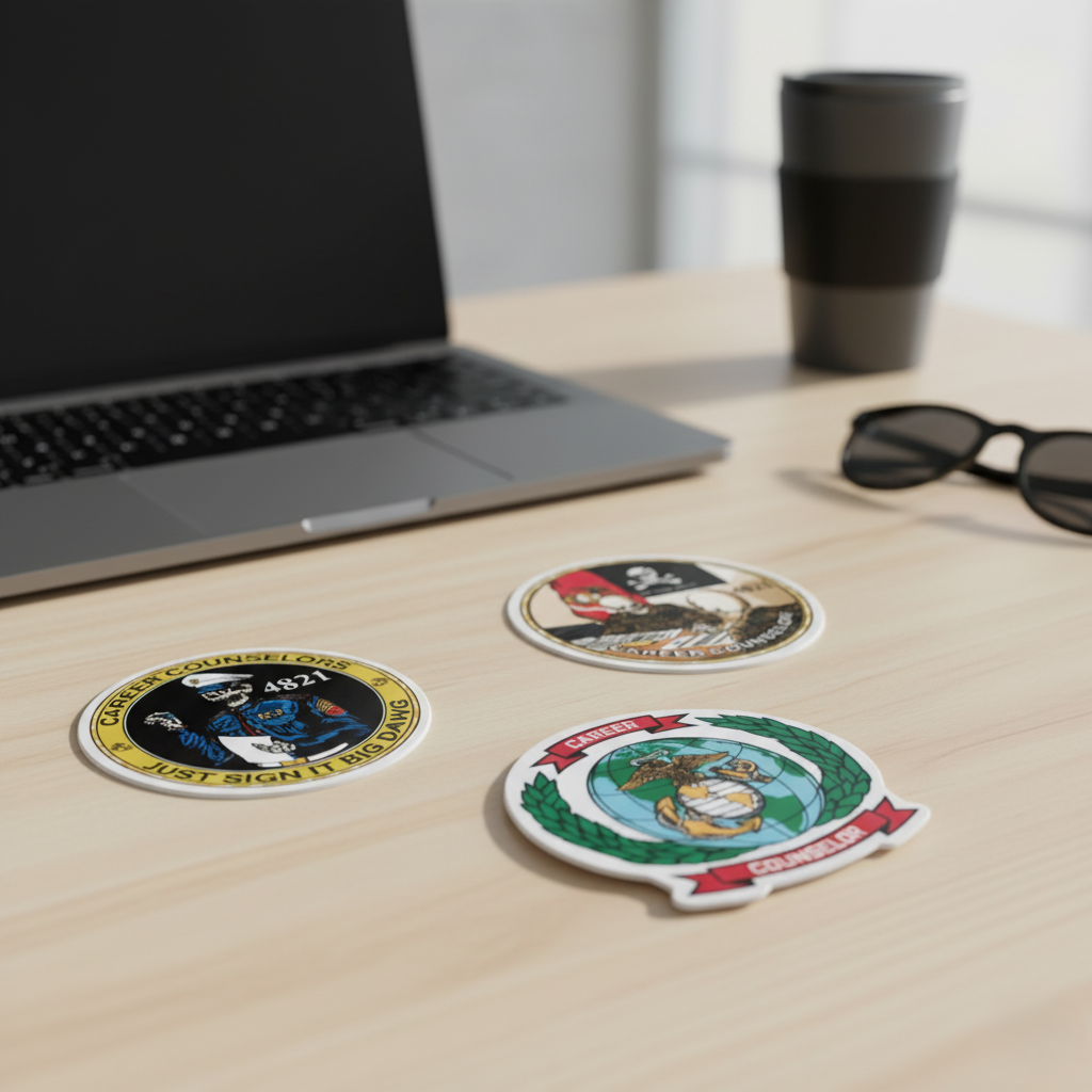 Sticker Pack (Set of 3) | USMC Career Counselor | 2.5" Vinyl Decal