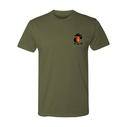 Headquarters Battalion 2nd Marine Division Unit ¨The Silent Second¨ Shirt