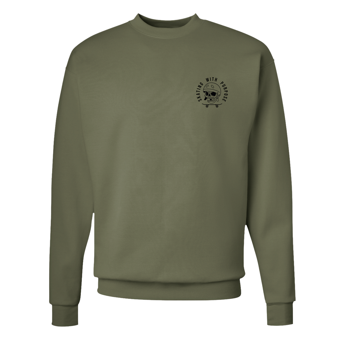 Skating With Purpose - Marine in Skate (marpat desert) Sweatshirt