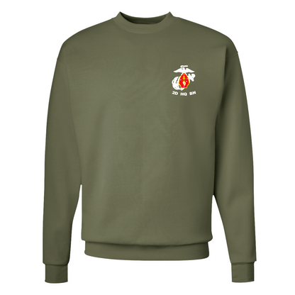 Headquarters Battalion 2nd Marine Division Unit ¨The Silent Second¨ Sweatshirts