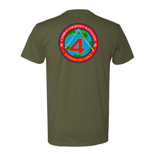 Combat Logistics Battalion 4 Unit ¨The Supporting Edge¨ #1 | T-Shirt