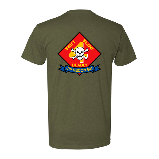 4th Reconnaissance Battalion Unit ¨Swift, Silent, Deadly¨ #1 | T-shirt