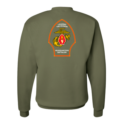 Headquarters Battalion 2nd Marine Division Unit ¨The Silent Second¨ Sweatshirts