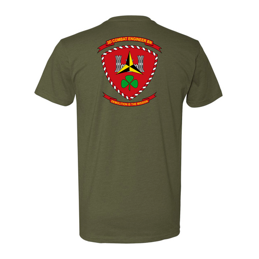 3rd Combat Engineer Battalion Unit ¨Demolition Is The Mission¨ | T-Shirt