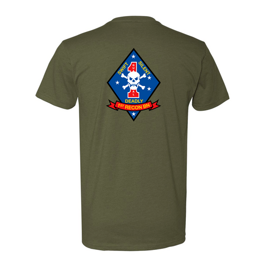1st Reconnaissance Battalion Unit ¨Swift, Silent, Deadly¨ | T-shirt