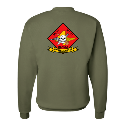 4th Reconnaissance Battalion Unit ¨Swift, Silent, Deadly¨ #2 Sweatshirt