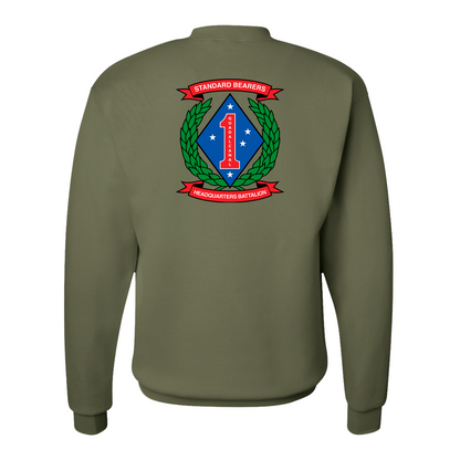 Headquarters Battalion 1st Marine Division Unit ¨Standard Bearers¨ Sweatshirts