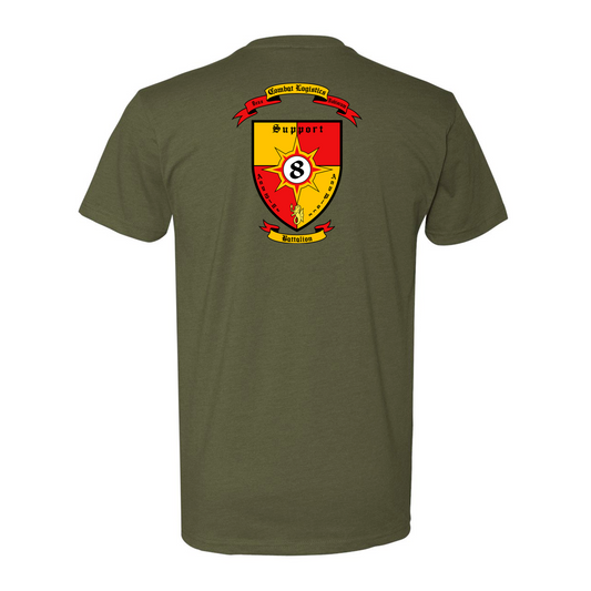 Combat Logistics Battalion 8 Unit ¨Anytime, Anyplace¨ | T-Shirt