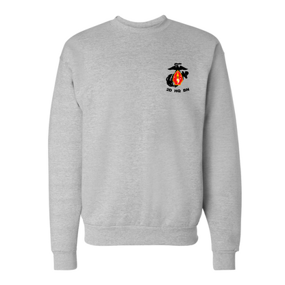 Headquarters Battalion 2nd Marine Division Unit ¨The Silent Second¨ Sweatshirts