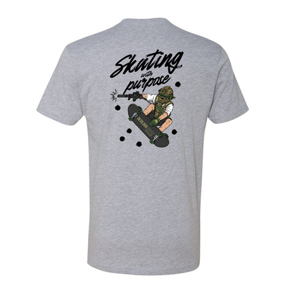 Skating With Purpose - Marine in Skate (marpat forest) Shirt
